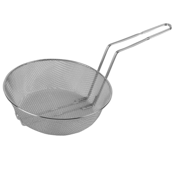Thunder Group Nickel Plated Round Fine Mesh Culinary Basket