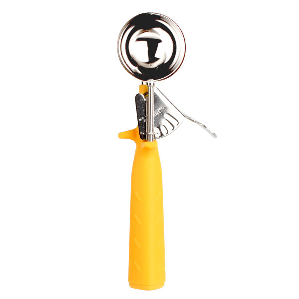 Thunder Group SLDS220P Triangle Handle Yellow #20 Disher, 1 5/8 oz.