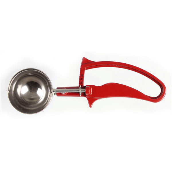 Thunder Group SLDS224G Easy Grip Handle Red #24 Disher, 1 1/3 oz.