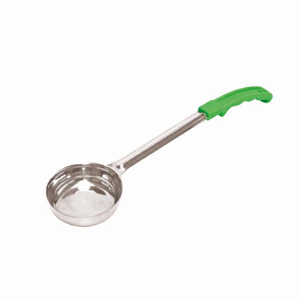Thunder Group SLLD006 6 oz. Green Solid Portion Spoon