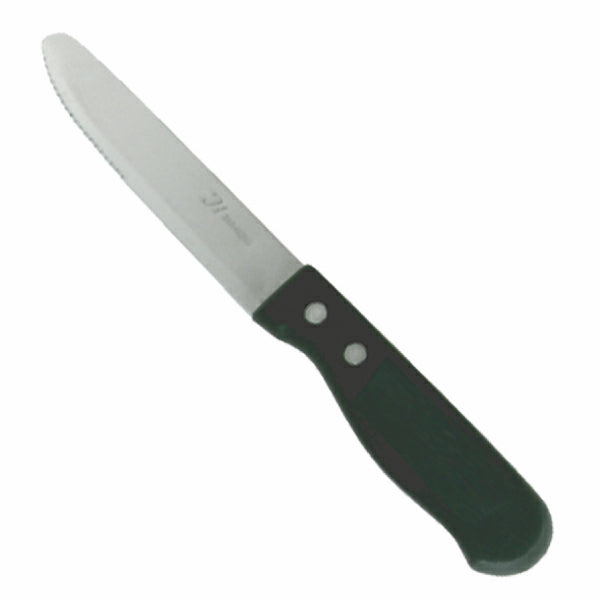 Thunder Group SLSKGK002 5" Blade Round Tip Jumbo Knife, Plastic Handle
