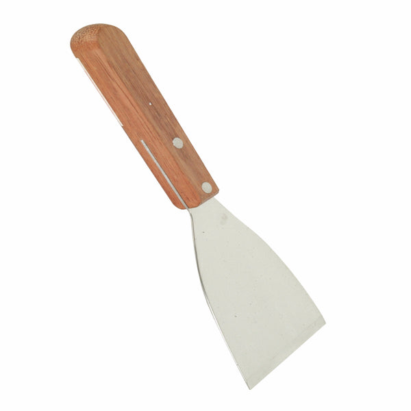 Thunder Group SLTWBS003 3-Inch Stainless Steel Blade Scraper with Wooden Handle