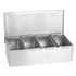 Thunder Group Stainless Steel Compartment Condiment