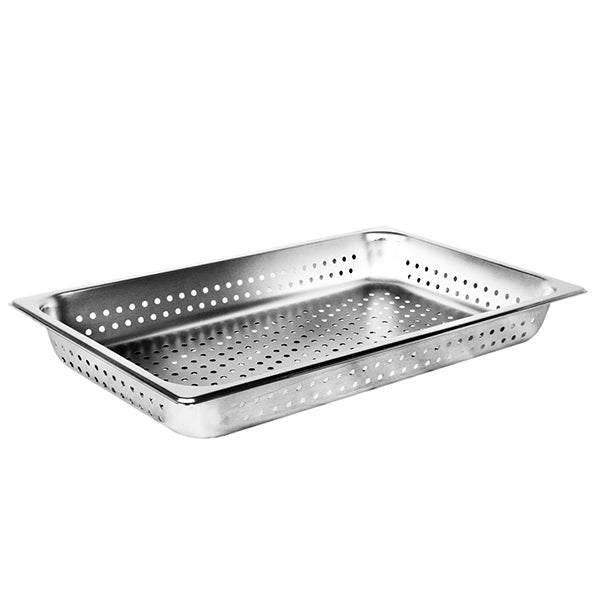 Thunder Group STPA3002PF Full Size 2 1/2" Deep Perforated 24 Gauge Steam Pans