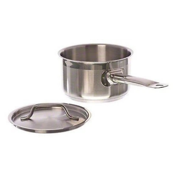 Stainless Steel 2 qt Induction Sauce Pot with Cover Update-International SSP-2