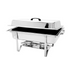 Johnson-Rose 18/4 Stainless Steel Full Size Economy Chafer with Cover