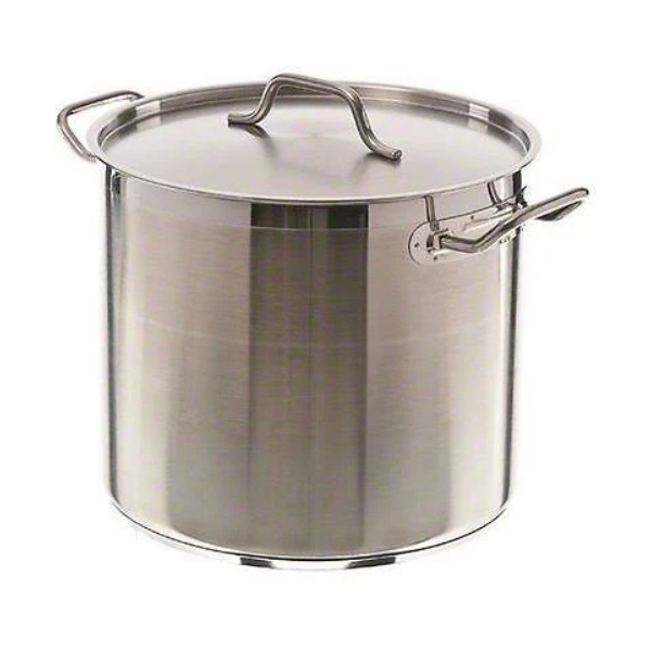 Update International (SPS-20) 20 Qt Induction Ready Stainless Steel Stock Pot