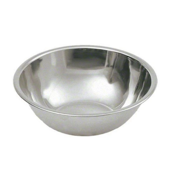13 qt Stainless Steel Mixing Bowl 15 1/2" Diameter x 4" H Standard Weight MB-1300