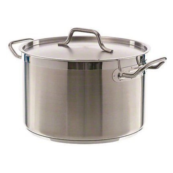 Update International (SPS-12) 12 Qt Induction Ready Stainless Steel Stock Pot