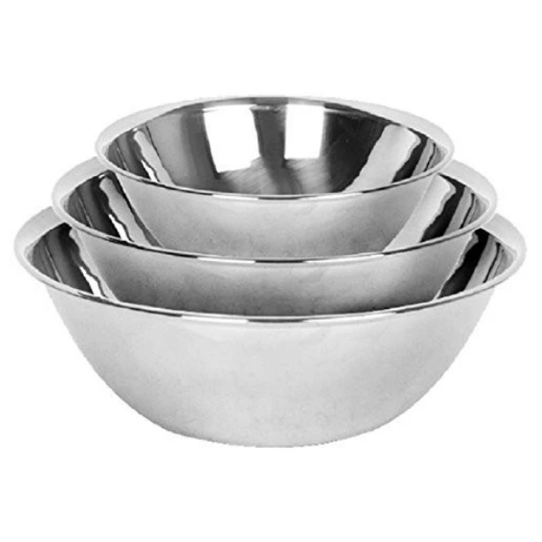 Thunder Group Mixing Bowl Heavy Duty Stainless Steel Mixing Bowl Assorted Sizes Restaurant
