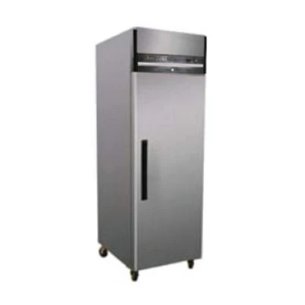 Maxx Cold MXCR-23FD 27" X-Series Reach In Refrigerator with 23 Cu. Ft. Capacity Painted Aluminum Interior CFC-Free Polyurethane Insulation Automatic Defrost System and Interior Lighting: Stainless