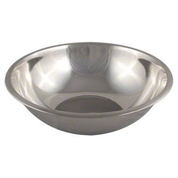16 qt Stainless Steel Mixing Bowl 18 Diam. X 5 1/8 H Standard Weight – THE  FIRST INGREDIENT KITCHEN SUPPLY