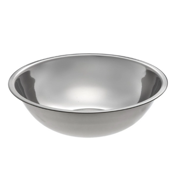 20 qt Heavy Duty Stainless Steel Mixing Bowl 18 3/4" Diam. X 5 1/4" H MB-2000HD