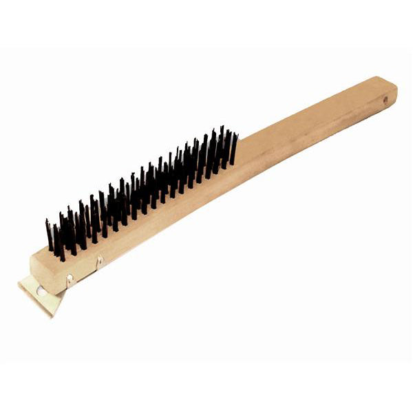Thunder Group WDBS014 14-Inch Wire Brush With Scraper
