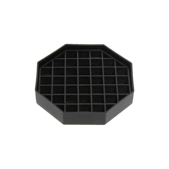 Thunder Group (ALDT045) 4 1/7" x 4 1/7" x 5/7", Hexagon Shape Drip Tray (Pack of 4)