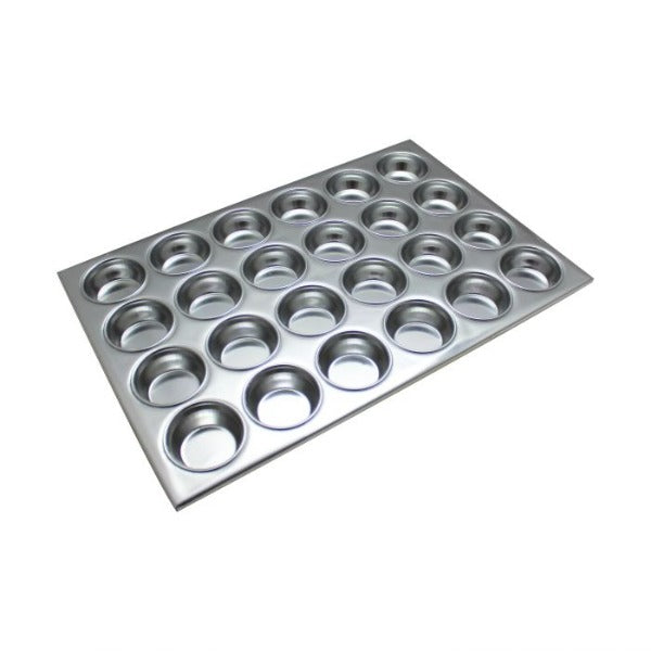 Thunder Group ALKMP024 24 Cup Aluminum Muffin Pan, 3.5 oz. Each Cup