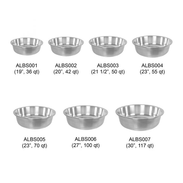 Thunder Group Aluminum Basin with Tapered Edges, Made in Taiwan