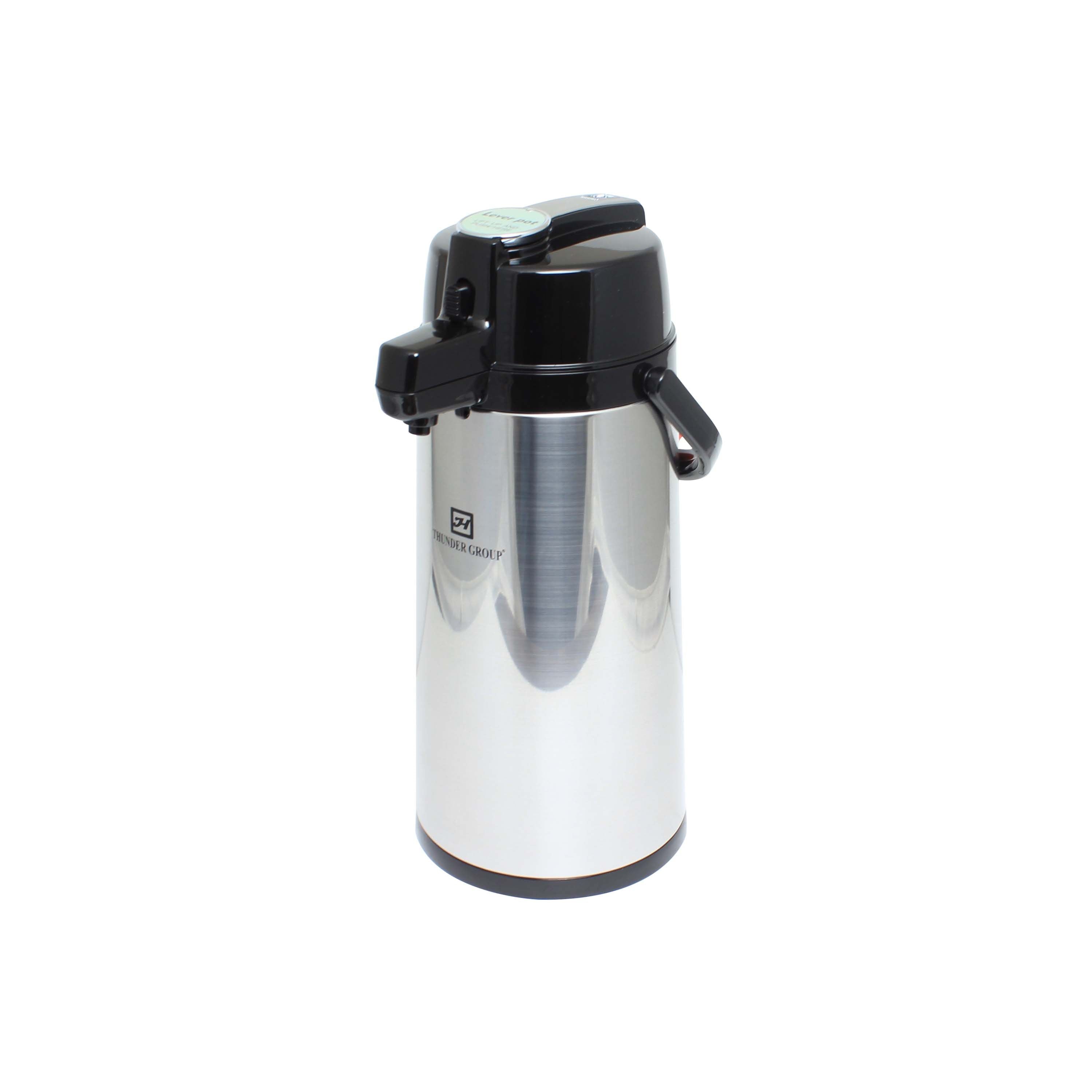 Thunder Group ASLS325 2.5 Liter / 84 oz. Airpot, Stainless Steel Lined, Lever Top