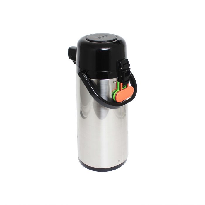 Thunder Group ASPG322 2.2 Liter / 74 oz. Airpot, Glass Lined, Push Button