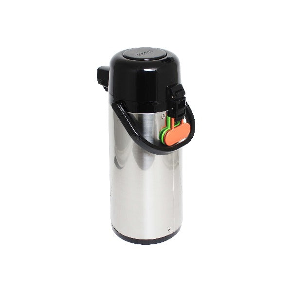 Thunder Group ASPG330 3.0 Liter / 101 oz. Airpot, Glass Lined, Push Button