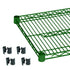 Thunder Group CMEP2130 Epoxy Coating Wire Shelves 21" x 30" With 4 Set Plastic Clip