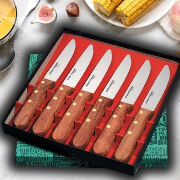 Dexter-Russell P46005-6P Basics 6 pc. Jumbo Style Steak Knife Set