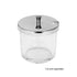 Thunder Group GLCJ007 Glass Body Condiment Jar with Stainless Steel Lid, 7 oz.