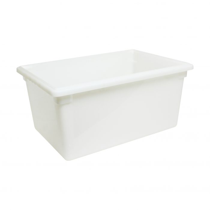 Thunder Group PLFB182612PP 18" x 26" x 12" White Polypropylene Food Storage Box