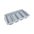 Thunder Group PLFCCB001 4-Compartment Cutlery Box, Gray