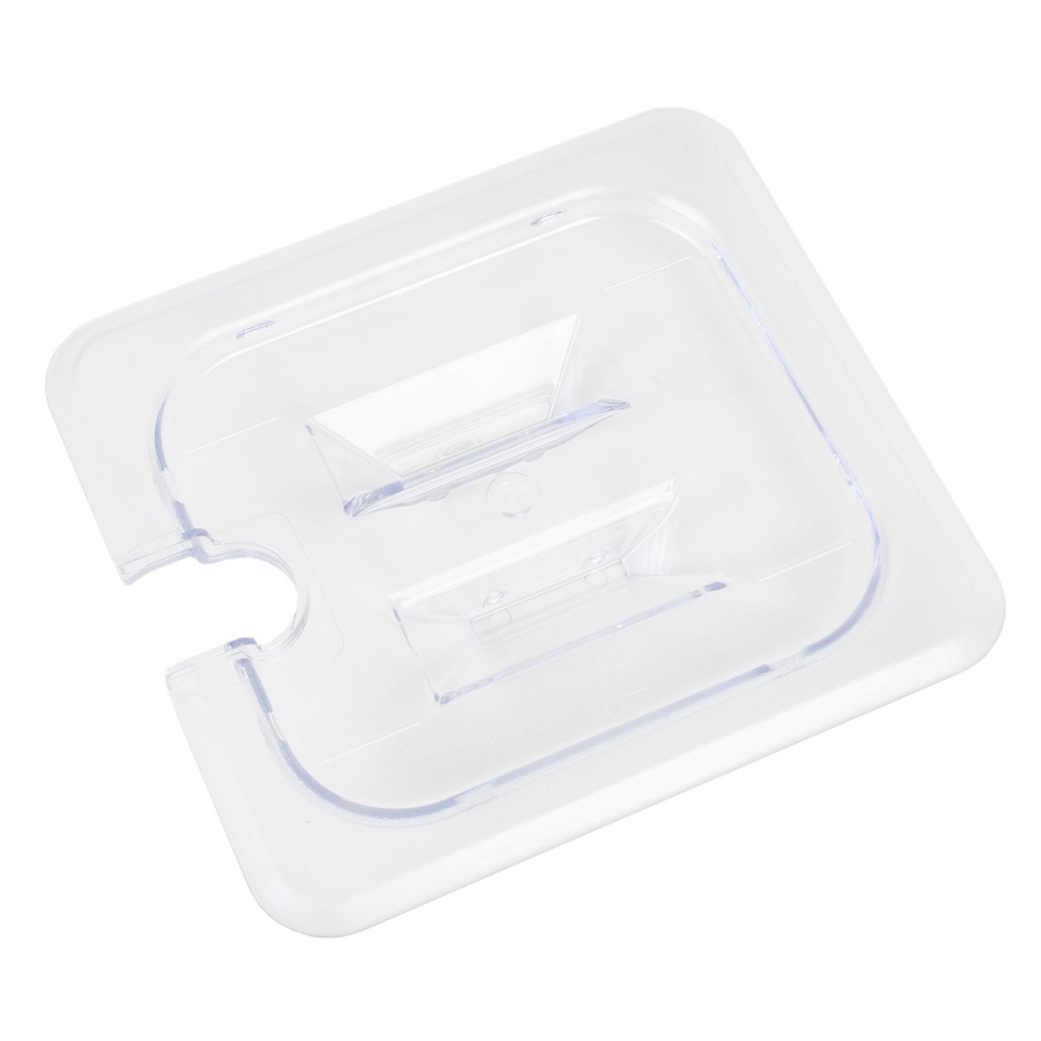 Thunder Group Polycarbonate Slotted Cover For Sixth Size Food Pan