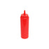 Thunder Group PLTHSB008R 8 oz. Squeeze Bottle Red - 1 Dozen