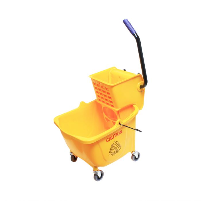 Thunder Group PLWB361 36-Quart Bucket With Wringer, Yellow Color