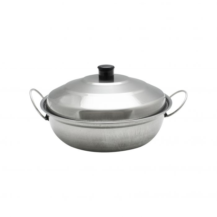Thunder Group SLAL01B 7.5-Inch Stainless Steel Alcohol Wok Body