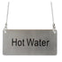 Thunder Group SLCS3175 Stainless Steel Hot Water Chain Sign with 13-1/8" Chain Length