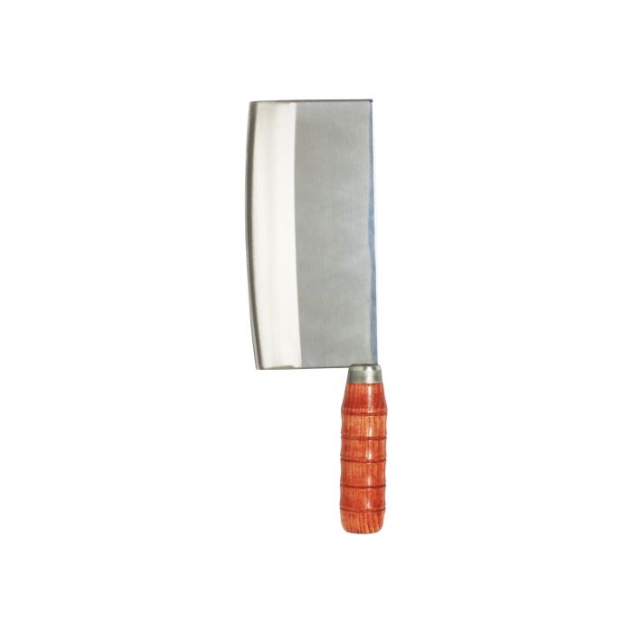 Thunder Group SLKF021 7" Stainless Steel King Knife with Wooden Handle