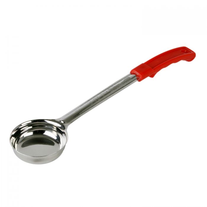 Thunder Group SLLD002A 2 oz. Red Solid Portion Spoon