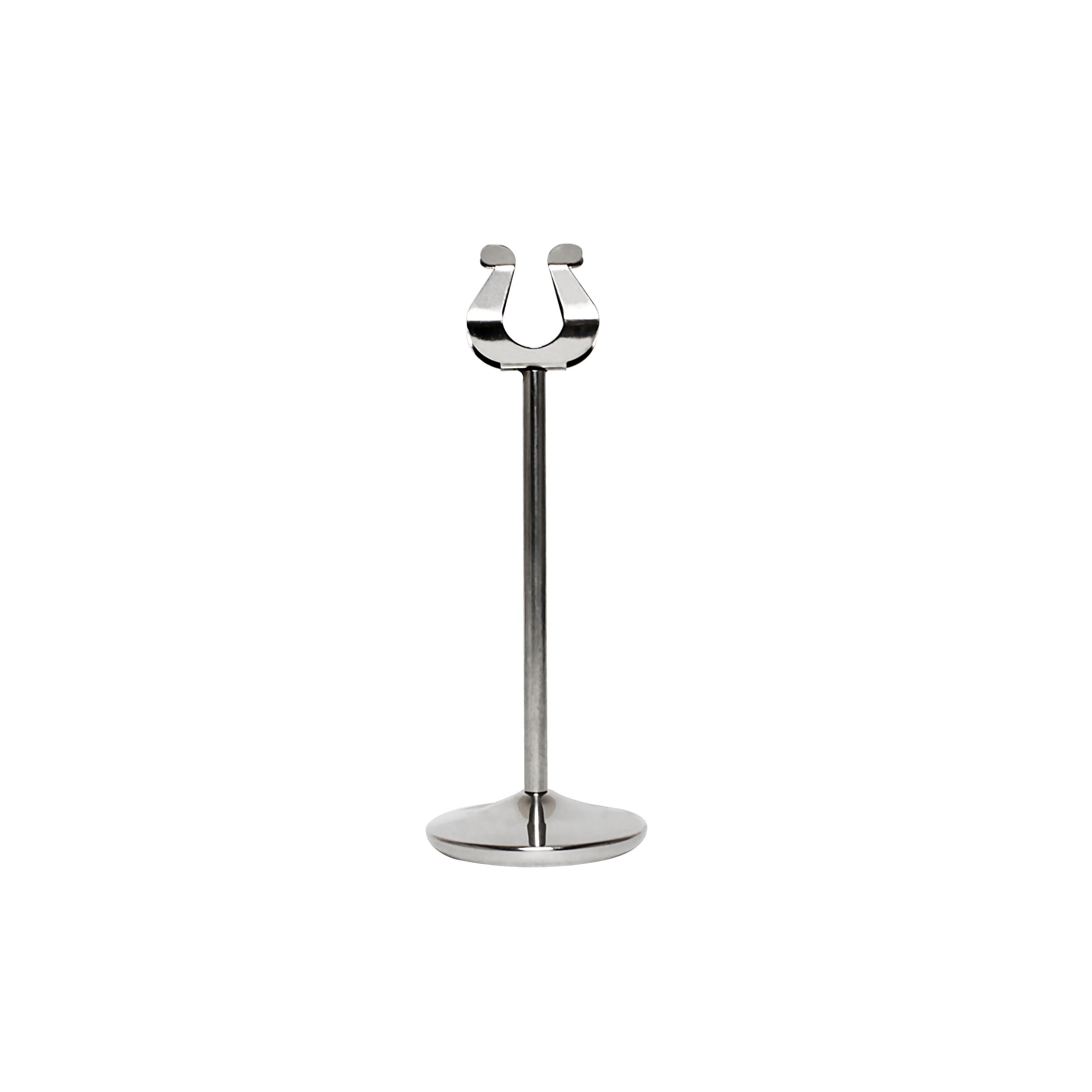 Thunder Group SLMH008 8-Inch Card Stand with Heavy Duty Stainless Steel Base - 12/Pack