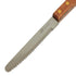 Thunder Group SLSK016 4" Blade Round Tip Steak Knife, Wood Handle