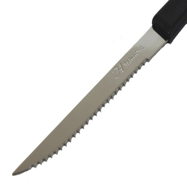 Thunder Group SLSK117 4 1/4" Blade Steak Knife Stainless Steel with Plastic Handle