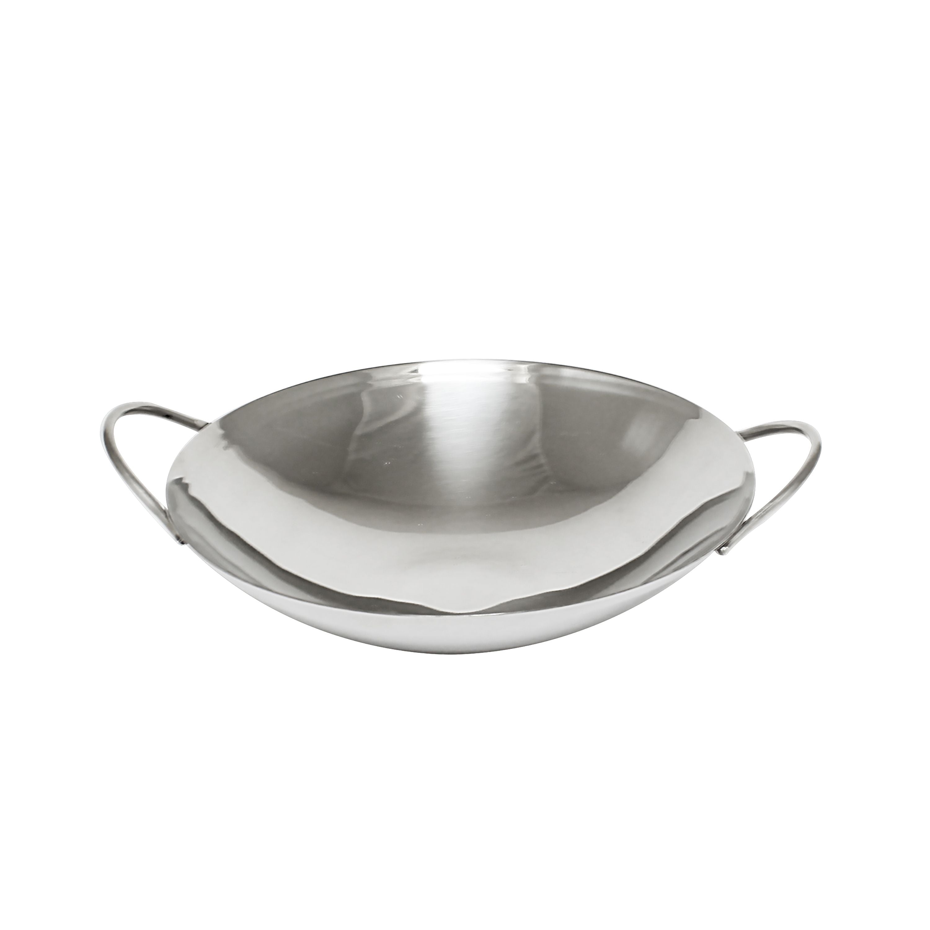 Thunder Group SLWK008 8-Inch Stainless Steel Wok with Dual Side Handles