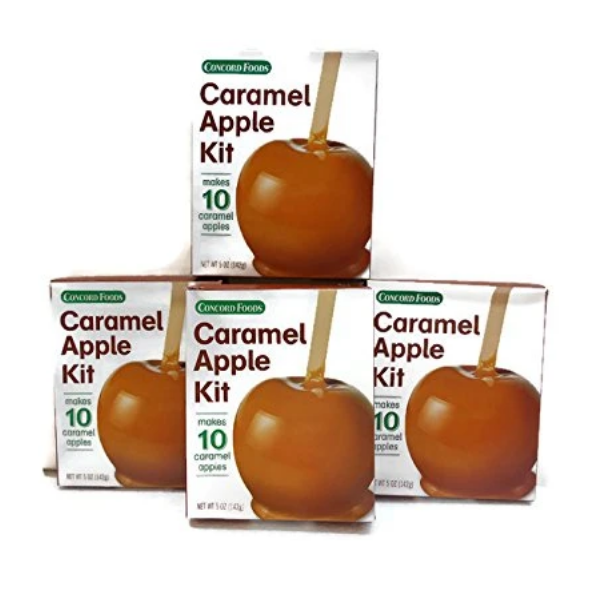 CONCORD CARAMEL APPLE KITS (4 Boxes of 10)