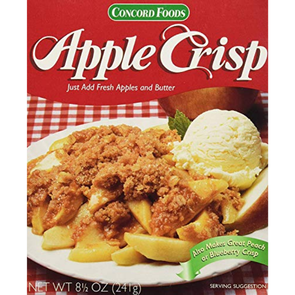 Concord Farms Apple Crisp Mix Value Pack of 6 Boxes