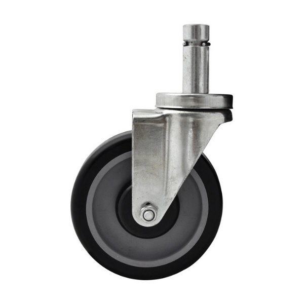 BK Resources (5SBR-1ST-PLY) 5” Ply Swivel Shelving Caster