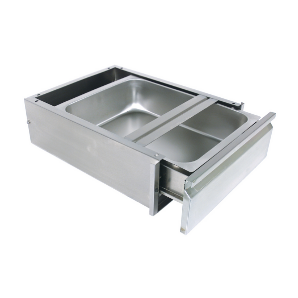 BK Resources (BKDWR-2020-ASSY-SS) 20 X 20 Drawer Assembly Stainless Steel Pan