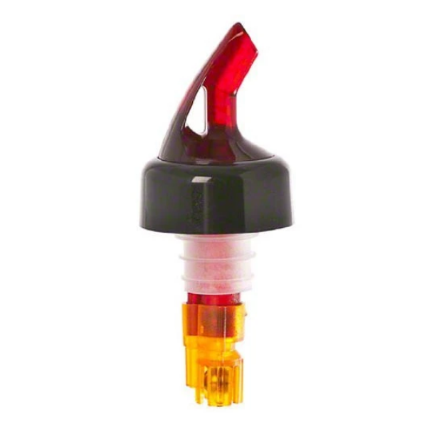 Update International MP-1 Color-Coded Plastic Measured Pourer, 1/2-Ounce, Orange (Case of 12)