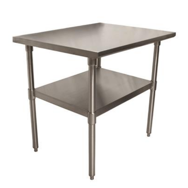 BK Resources (CVT-2424) 16 GA. T-304 24 X 24 Table Stainless Steel Base