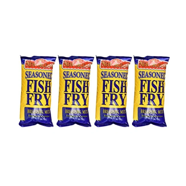 Zatarain's New Orleans Seasoned Fish Fry Breading Mix, 10 Ounces - Pack of 4