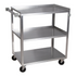 BK Resources (BKC-1827S-3S) SD Stainless Steel Utility Cart, 18 X 27 (3) Shelves