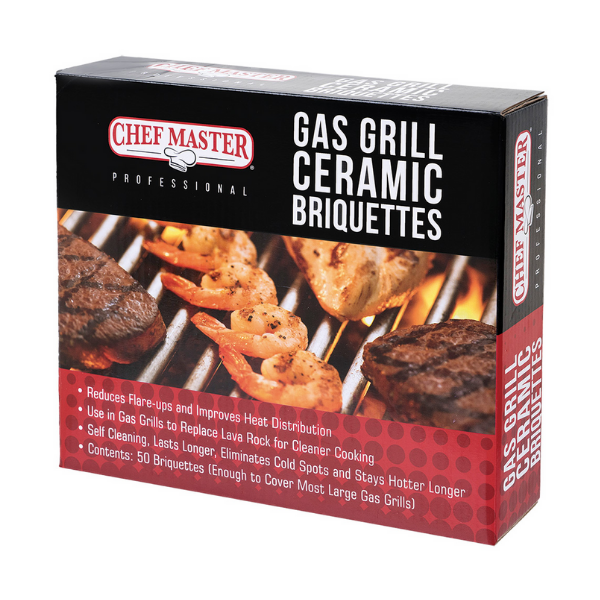 Chef Master (05004CM) Gas Grill Ceramic Briquettes