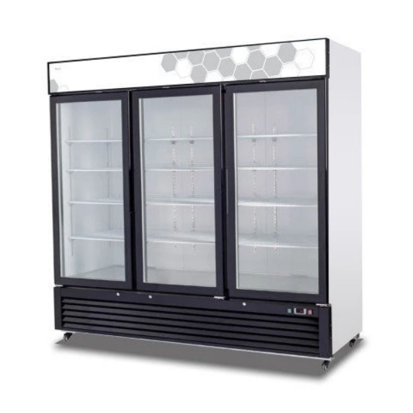 Migali C-72FM 72 Cu/ft 3 Glass Door Merchandiser Freezer